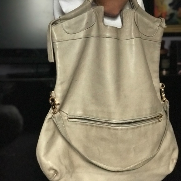 Foley + Corinna leather Mid-City fold over tote - Picture 3 of 3